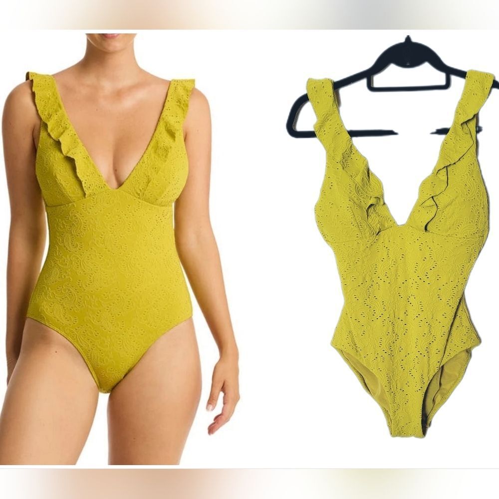 SEA LEVEL Elegant Ruffled One Piece Swimsuit